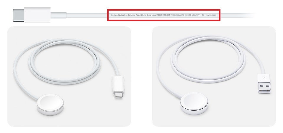 Chargeurs Apple Watch légitimes fabriqués par Apple - Apple avertit les propriétaires d'Apple Watch de ne pas utiliser de chargeur faux ou contrefait