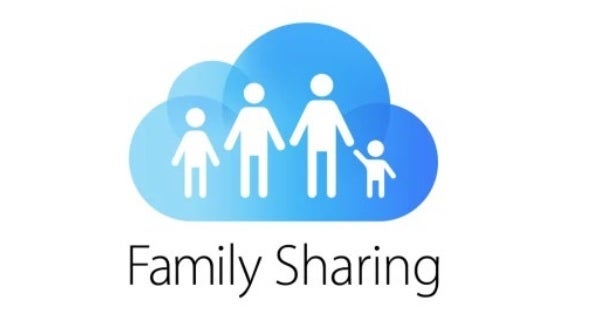 Apple a inclus ce logo sur les pages de destination des applications qui ne prenaient pas en charge le partage familial. Apple pourrait vous devoir de l'argent après avoir réglé un recours collectif.