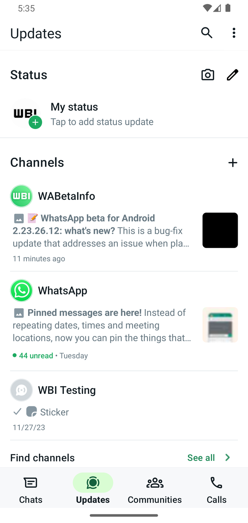 Image credit - WABetaInfo