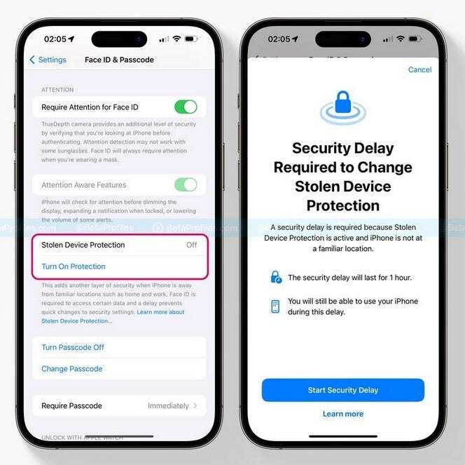 A proteção de dispositivos roubados está chegando com iOS 17.3" embora você possa obtê-lo agora com iOS 17.3 beta 1 – Vai sair hoje à noite com seu iPhone?  Não cometa esses erros!