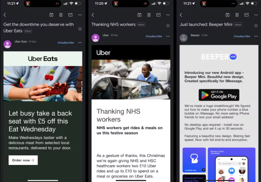 Gmail on iOS now lets you unsubscribe fast and easy with a single tap on a new button