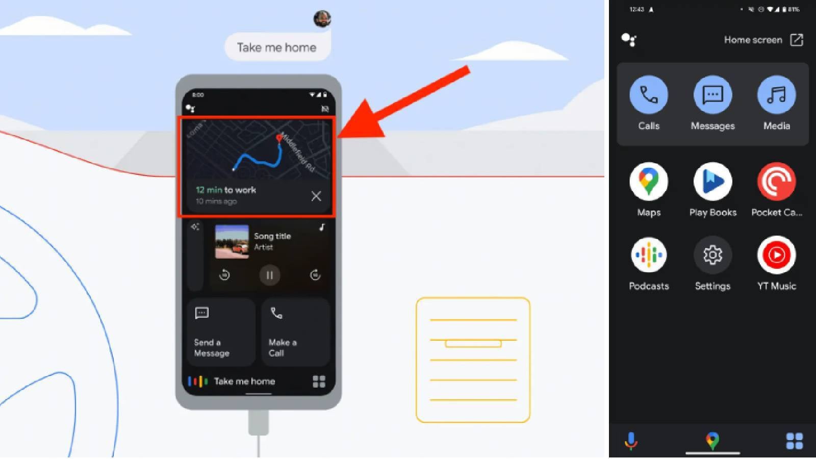 Standalone Assistant Driving Mode Dashboard vs. Driving Mode - Google might anger a lot of Google Maps users with rumored upcoming change