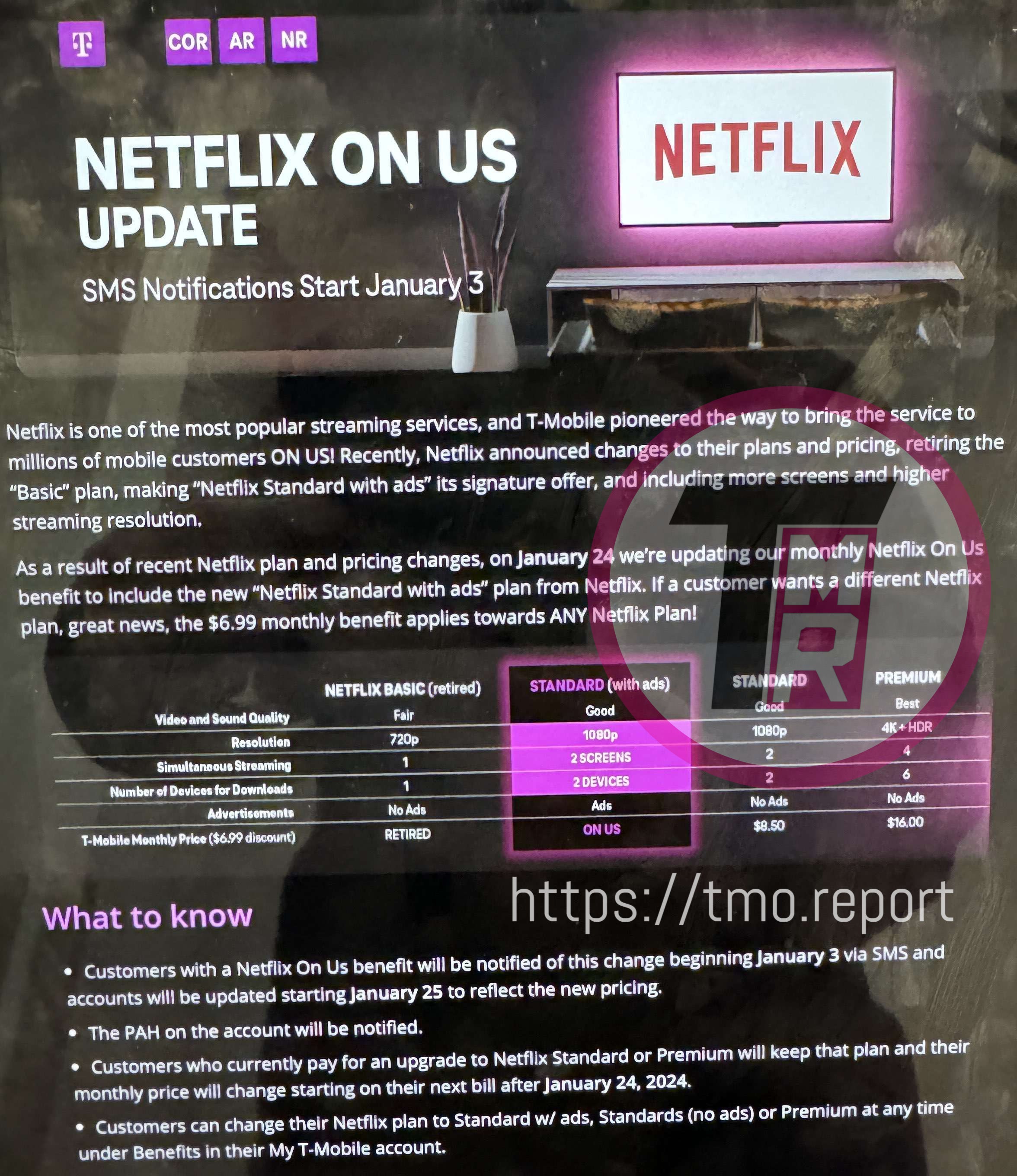 T-Mobile faz alterações em seu brinde Netflix on Us