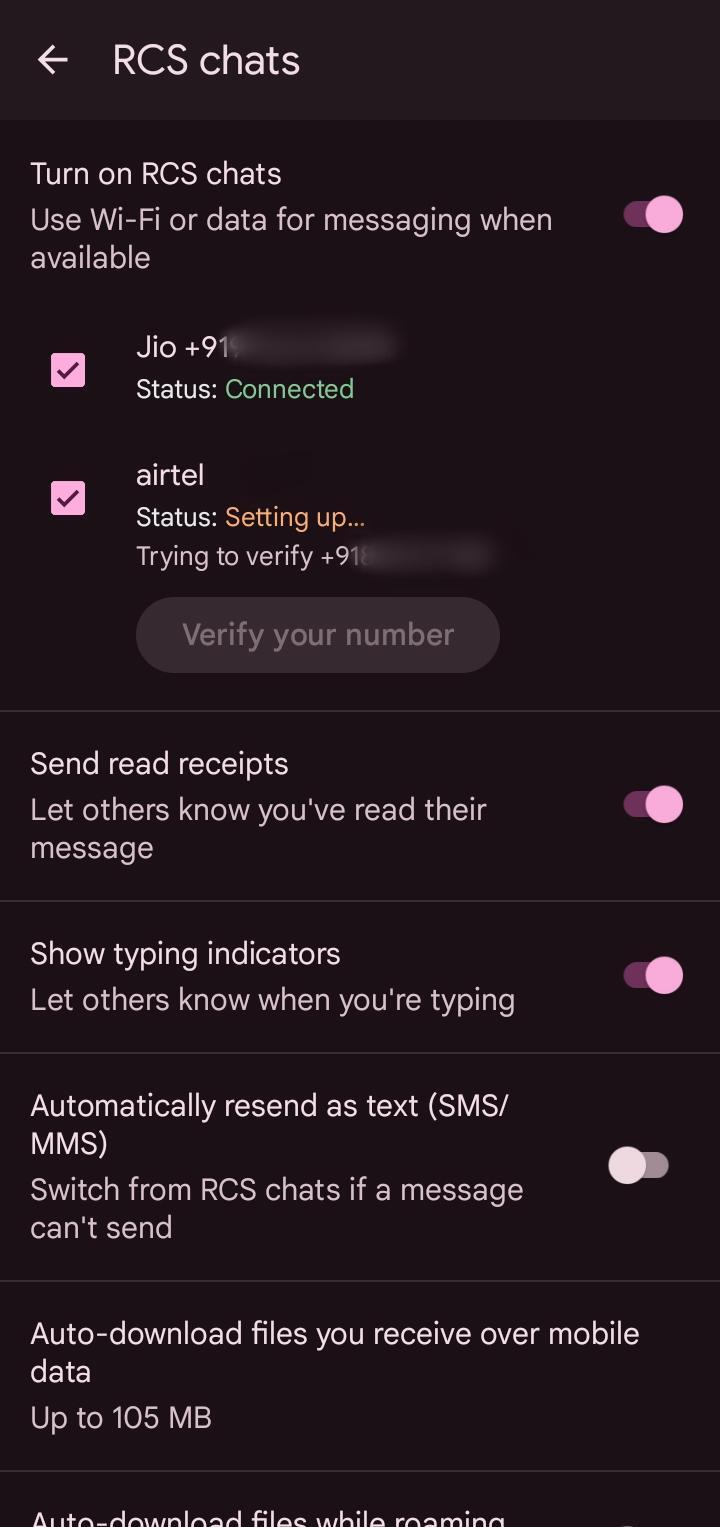 Image Credit–aniruddhdodiya/Reddit - Google Messages gears up to introduce multi-SIM RCS support