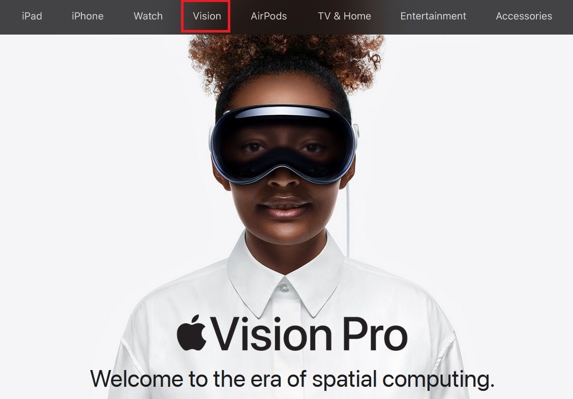 Even the tab on the online Apple Store refers to the spatial computer as Vision, not Vision Pro - Code found in iOS 17 beta 2 indicates that Apple is working on a cheaper version of Vision Pro