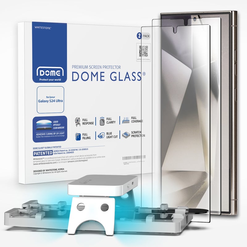 Protect your Galaxy S24 with an invisible shield: Whitestone Dome Glass