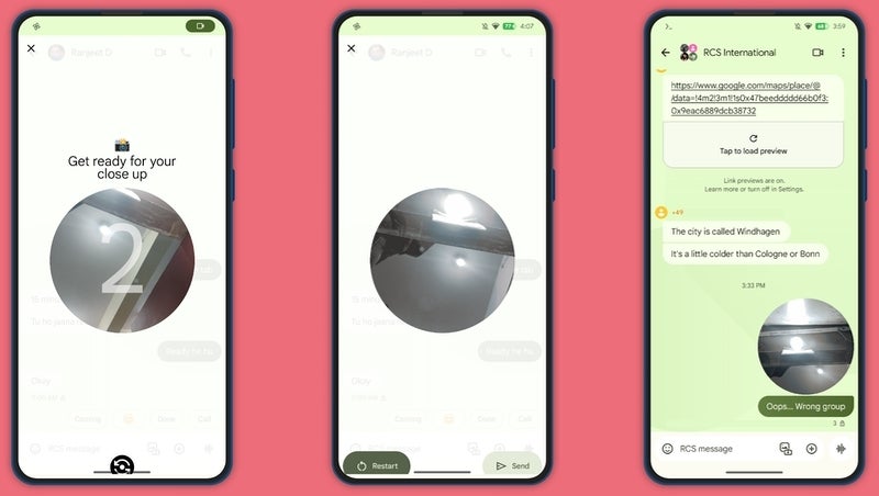 You may soon be able to send Selfie GIFs in Google Messages