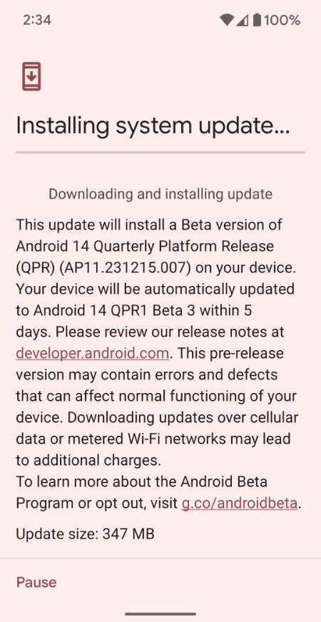Android 14 QPR1 Beta 1 introduces large screen improvements for Pixel Fold  and Pixel Tablet users - PhoneArena