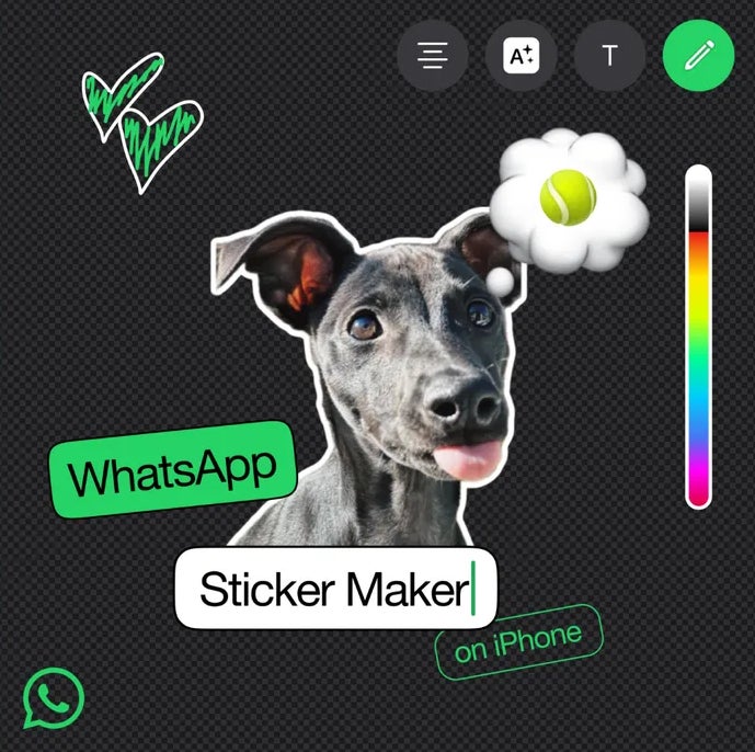 WhatsApp rolls out custom sticker maker on iOS