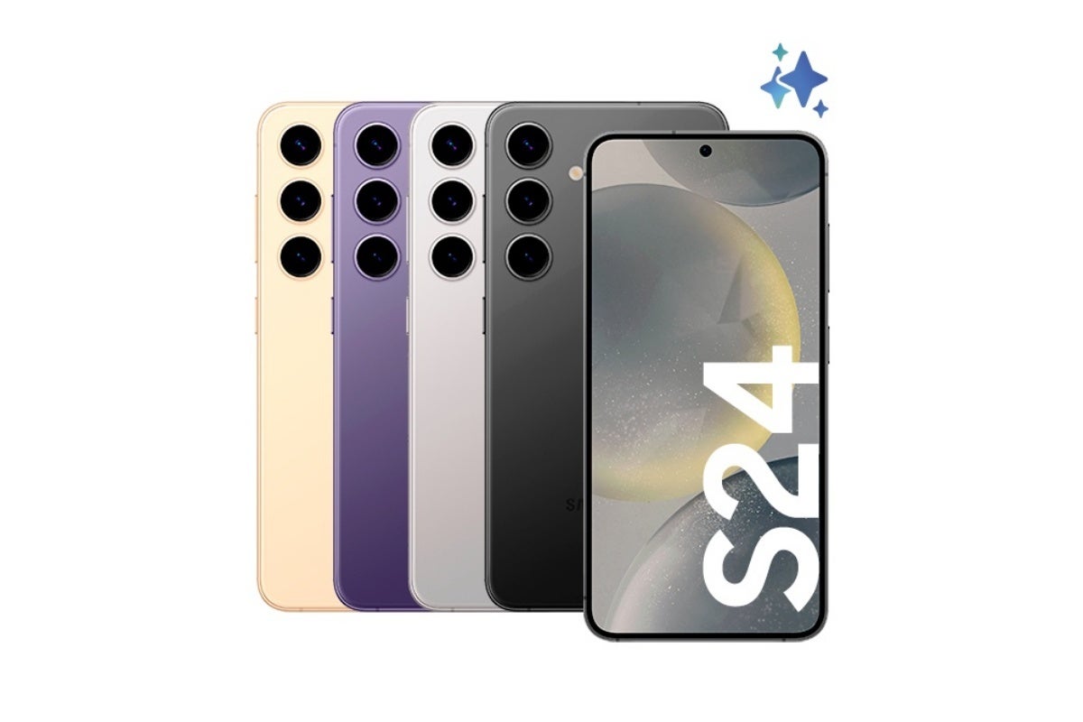 This is the Galaxy S24 as pictured by Samsung itself. - Samsung leaks its own Galaxy S24 and S24 Ultra hours ahead of official launch event