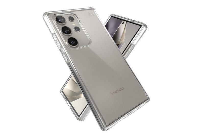 For Samsung Galaxy S24 Ultra Carbon Fiber Case, Thin Flexible Soft