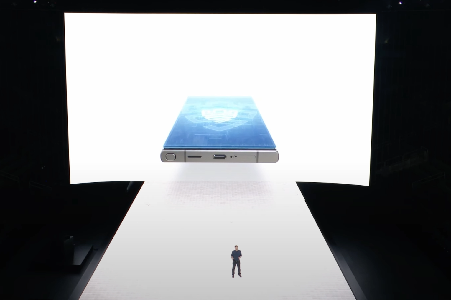 Screenshot from Samsung&#039;s Unpacked event - Galaxy S24 security features: A deep dive into Knox Matrix protection