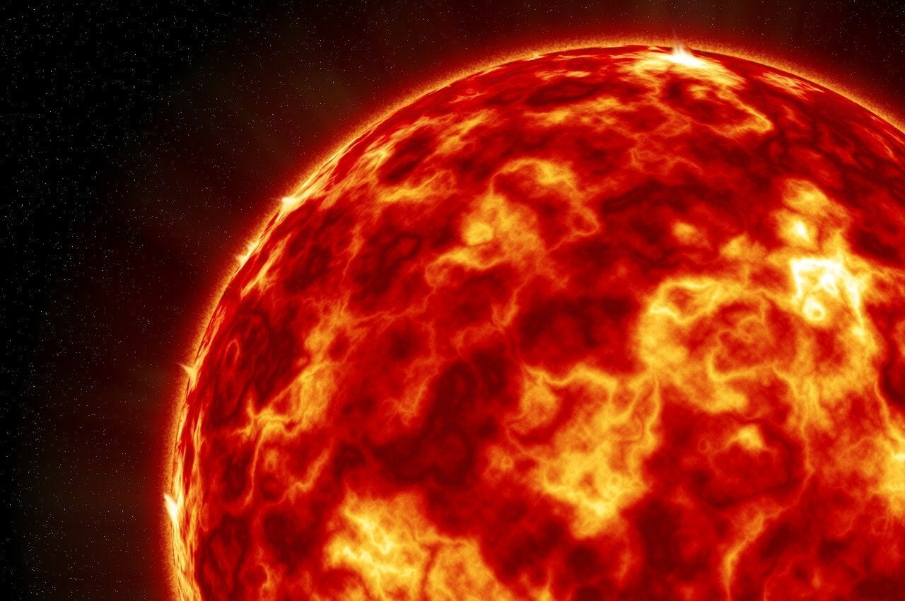 Food for thought - why not a Galaxy Ultra color that&#039;s bright and powerful like the sun in this picture? A red palette that&#039;s quite daring for a phone, I might add (Image Source - Pixabay) - The Galaxy S24 finally brought more colorful options, but where are the bold, brave options?