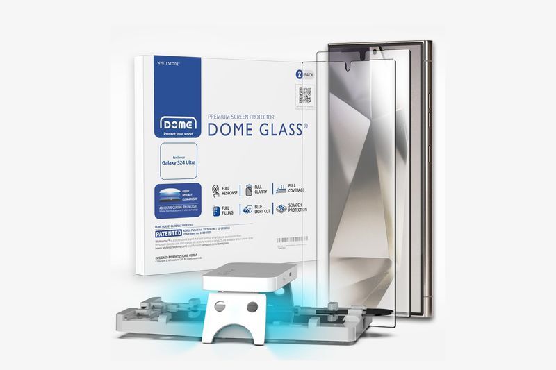 DOME GLASS Whitestone Galaxy S24 Screen Protector - The best Galaxy S24 screen protectors