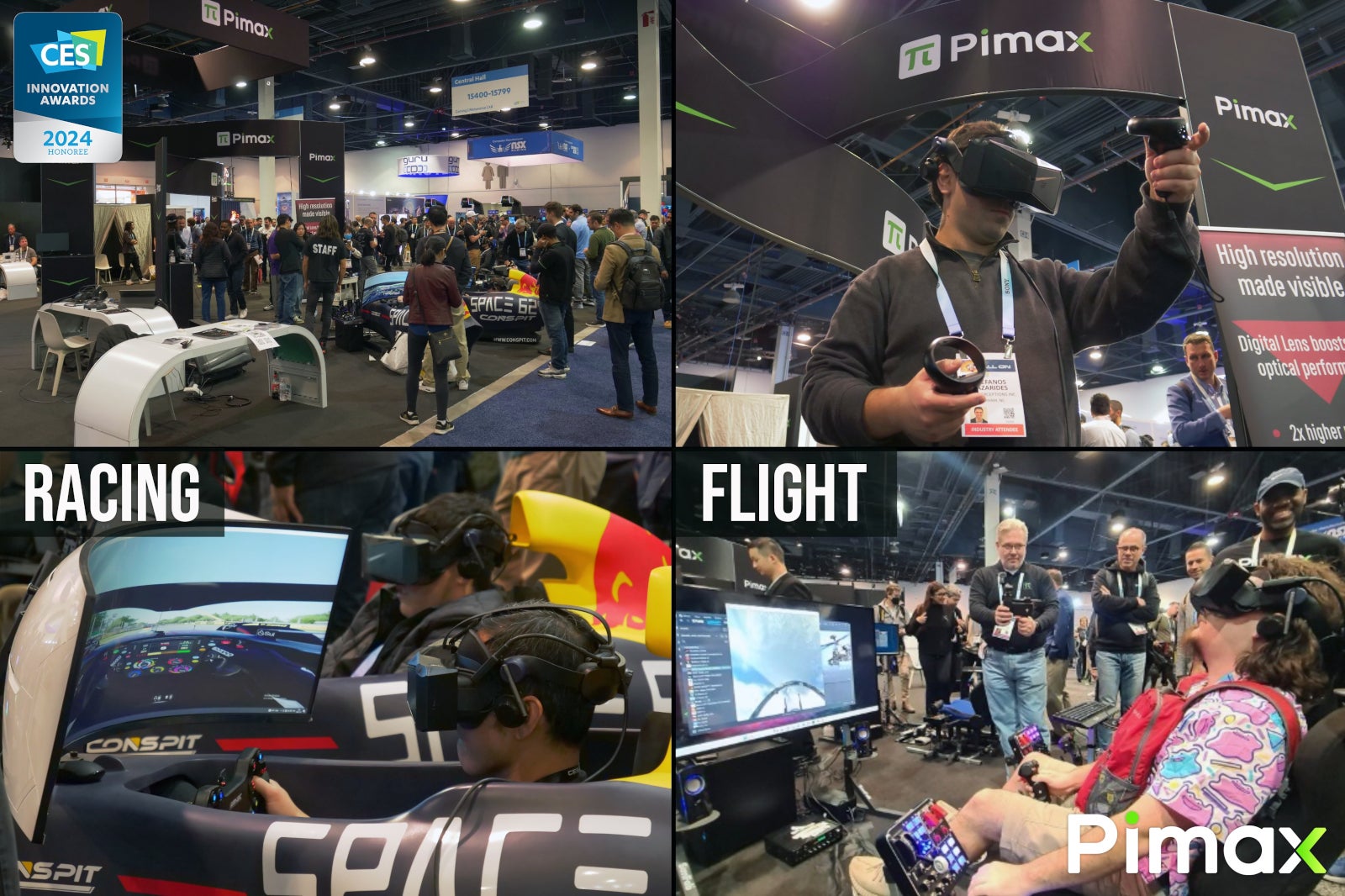 The Pimax Crystal VR headset wins CES 2024 innovation award