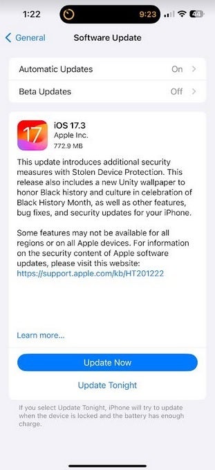 Apple souhaite que vous installiez iOS 17.3 immédiatement pour corriger 16 vulnérabilités - Apple souhaite que vous installiez iOS 17.3 dès que possible grâce à 16 problèmes de sécurité corrigés par la mise à jour