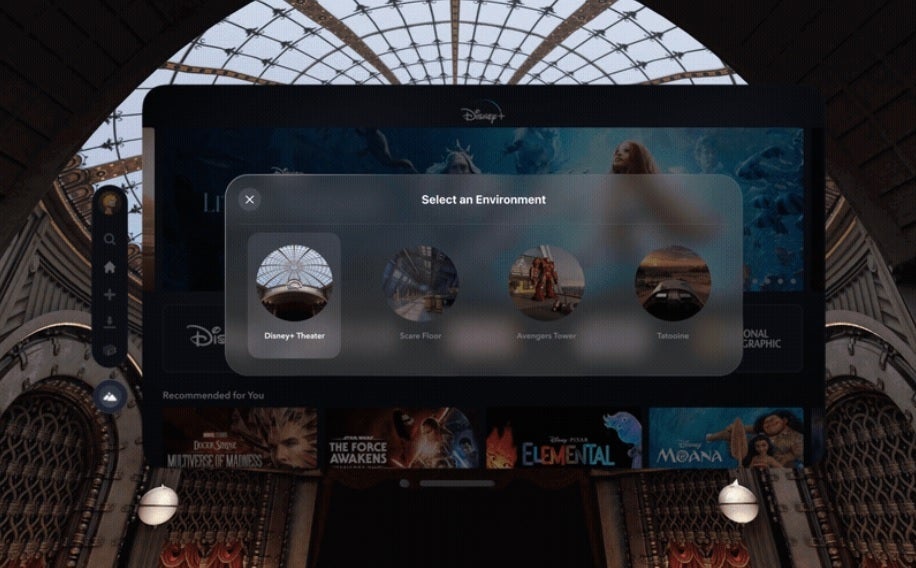 Disney+ will offer Vision Pro users four different immersive environments for viewing its content - Netflix CEO explains why there will be no dedicated Netflix app for Vision Pro at launch