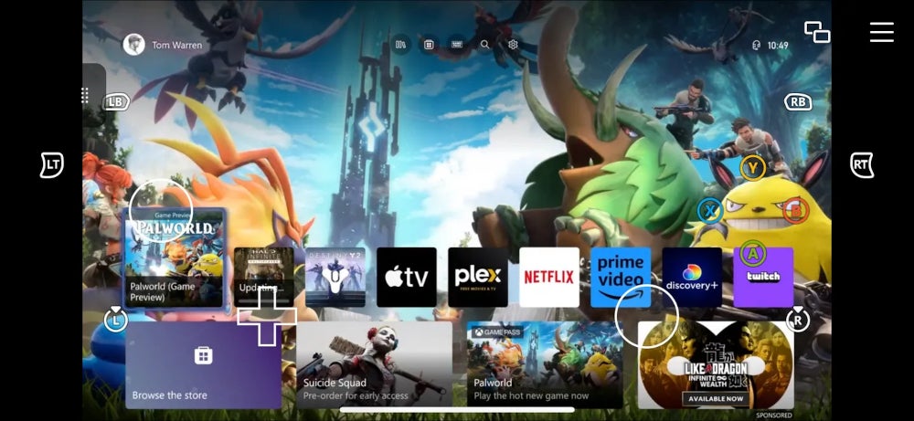 Credits - Tom Warren, The Verge - Microsoft to add touch controls to its Xbox app for iOS and Android