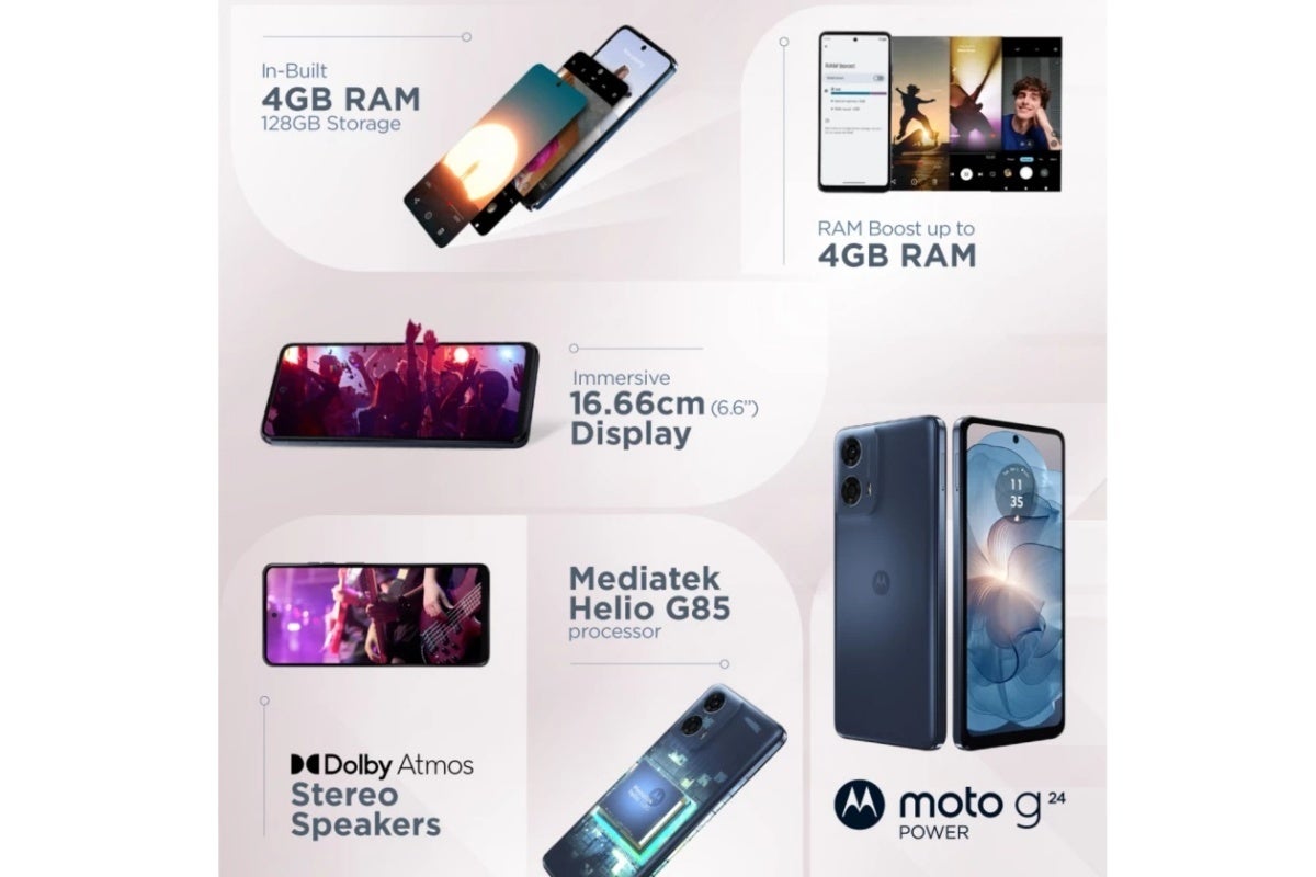 Motorola&#039;s hot new big-battery Moto G24 Power mid-ranger is even cheaper than expected