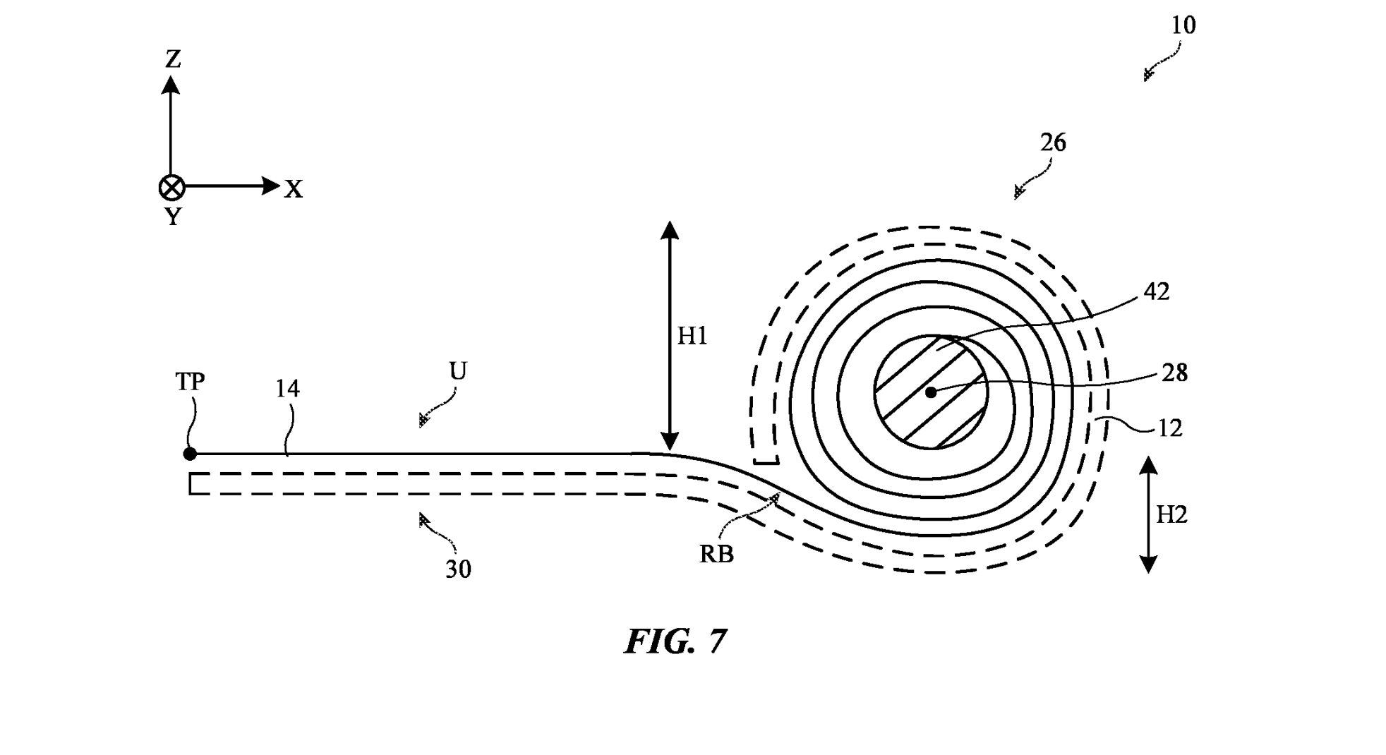 Drawing from Apple&#039;s patent for a rollable device (Image Credit–Apple) - Beyond the Fold and Flip galaxy: exploring innovative foldable phone concepts