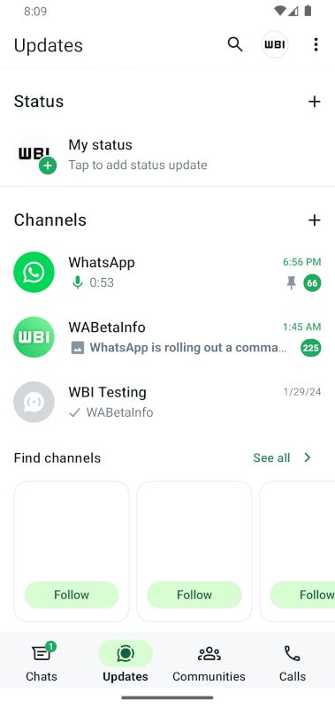 Créditos - WABetaInfo - WhatsApp está trabalhando em um recurso de fixação para seu aplicativo Android