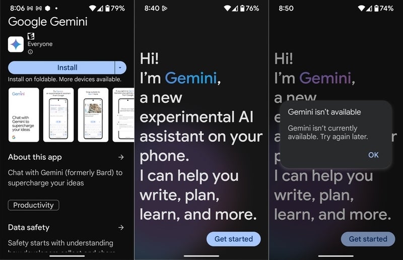 Google Gemini app for Android is now available on the Play Store