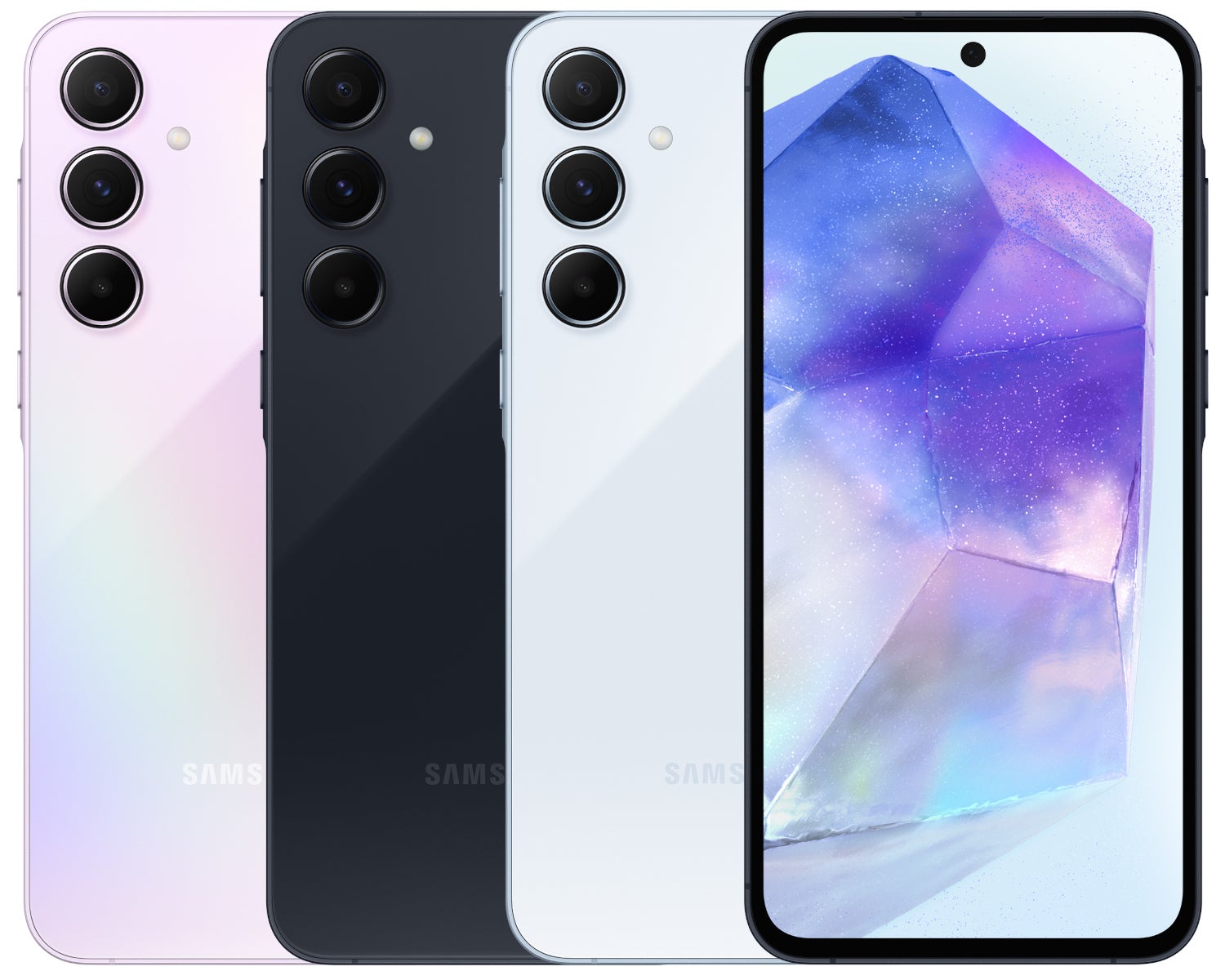 Samsung Galaxy A55 - Samsung Galaxy A35 and Galaxy A55 showcased in high-resolution leaked renders