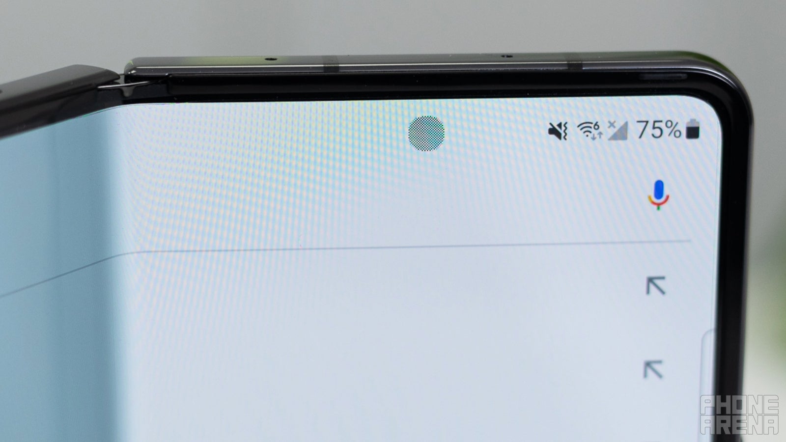 UDC on the Galaxy Z Fold 4 (Image Credit–PhoneArena) - Say &quot;Cheese&quot; in disguise: Is this the dawn of the notch-less selfie?