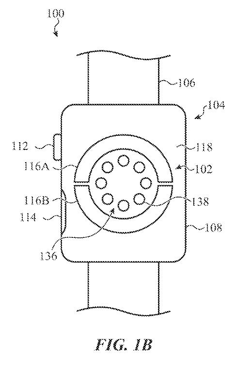 Sensores de transpiração seriam encontrados na parte traseira do Apple Watch – futuros modelos do Apple Watch poderão usar seu suor para ver se você está saudável