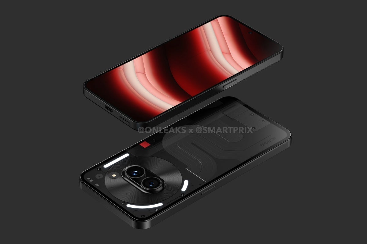 This is (almost) surely the real and distinctive design of the Nothing Phone (2a)