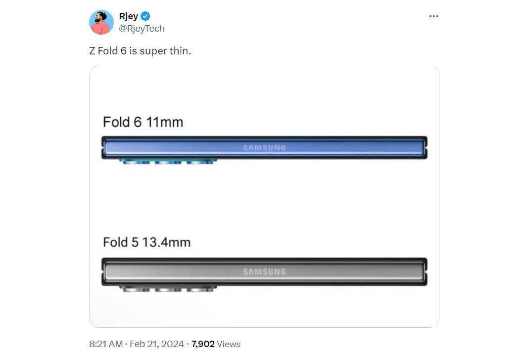 Leaker shares nearly all of Galaxy Z Fold 6 specs and competitors should be very scared