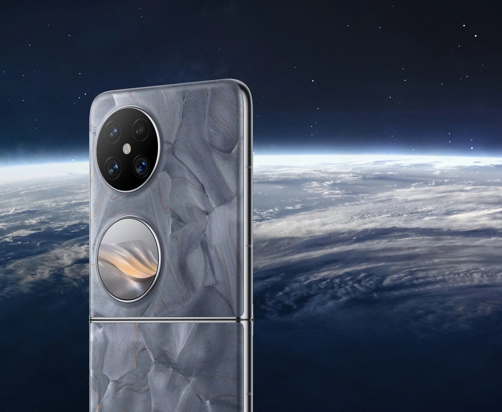 Huawei Pocket 2 offers satellite connectivity (Image Credit–Huawei) - Huawei Pocket 2 is official: A quad-camera flip phone with satellite power to rival Galaxy Z Flip 5