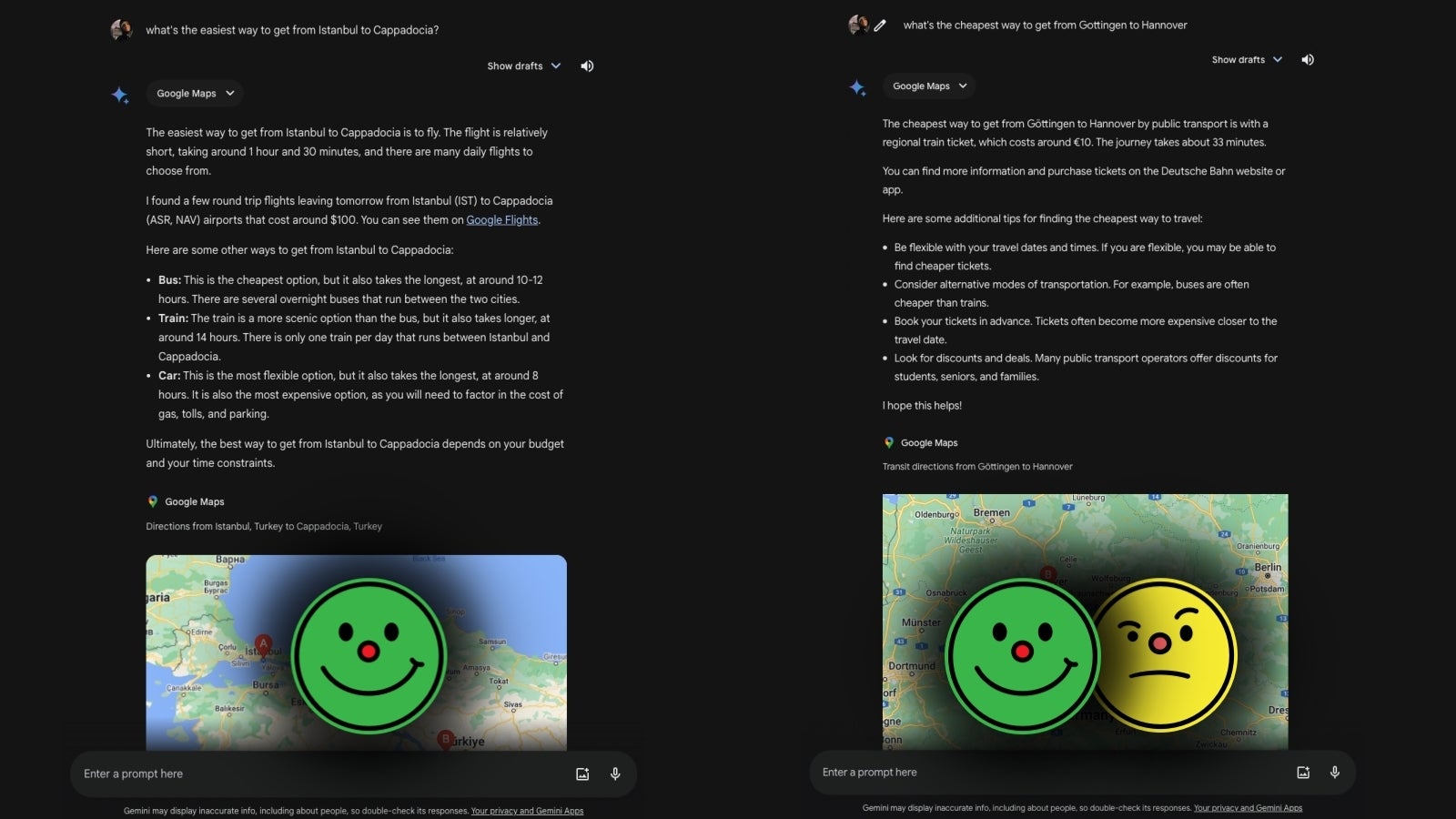 Note that for a better experience, try reading the longer version of Gemini’s responses on a larger screen. Or better - give Gemini through your browser right now! - Canceled? Google Gemini AI tells me &quot;offensive&quot; jokes about &quot;poor people&quot; - but that's only human