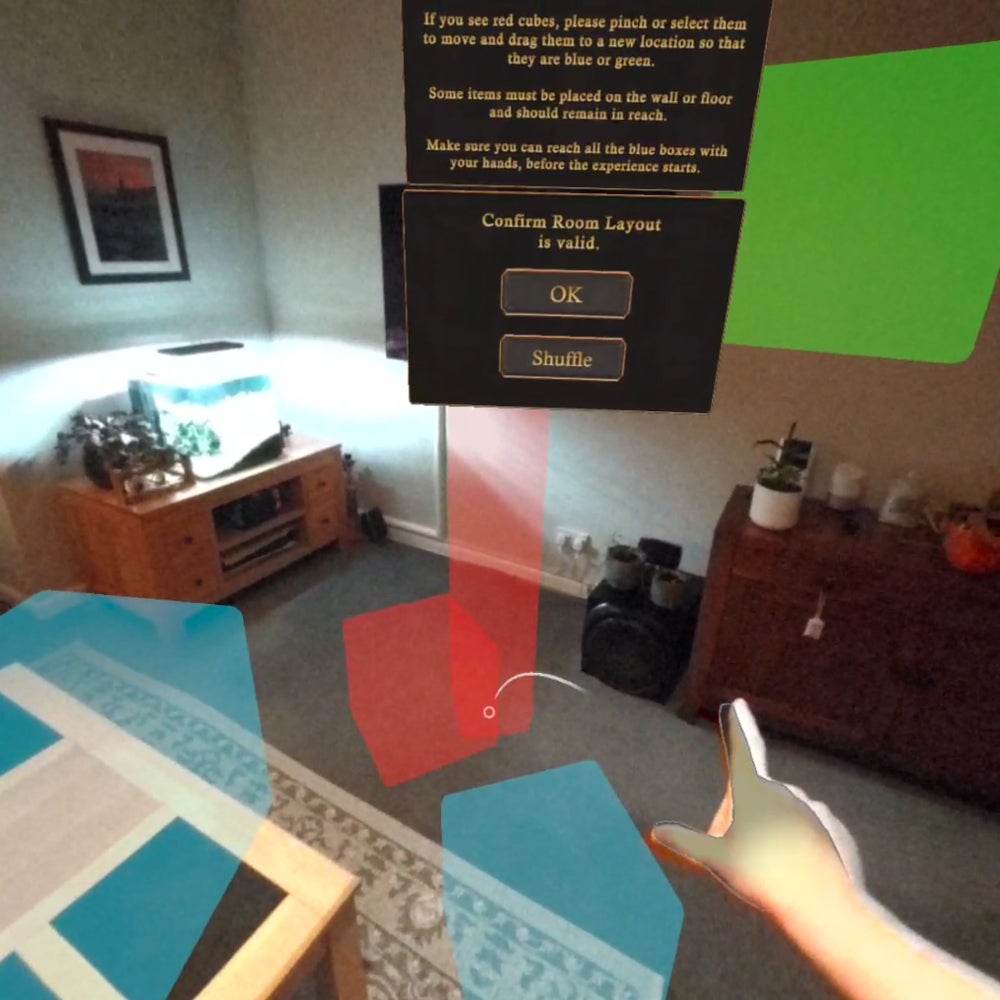 Meta shows how mixed reality puzzles can be adapted to any room layout