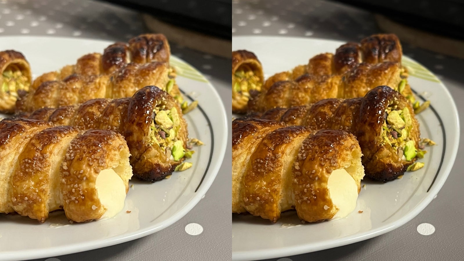 A more apparent example of overexposing when taking a photo under artificial lighting. Default iPhone picture (left) vs a more realistic edit/rendition (right). - These new iPhone camera tricks will change the way you take photos and videos forever!
