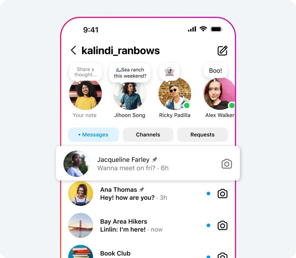 Pin chats at the top of your feed (Image Credit–Meta) - Want to edit your message? Instagram now lets you, but time is limited