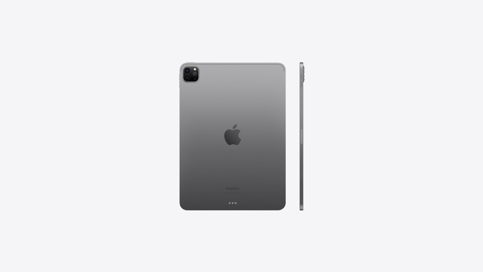 iPad Pro de 2022 apresentando a opção de cor Space Grey - Cores do iPad Pro (2024): expectativas
