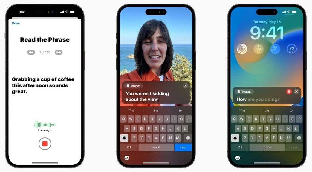 Personal Voice uses AI to record a user's voice to be used when he/she can no longer speak - Apple to add new accessibility features to the iPhone with iOS 18