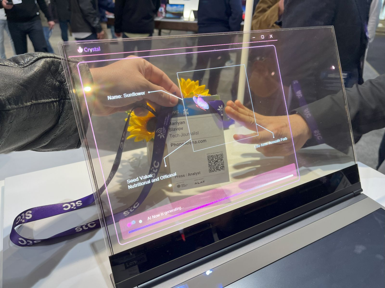 The Lenovo transparent laptop is awe-inspiring - Phone with a transparent screen: is that even possible?