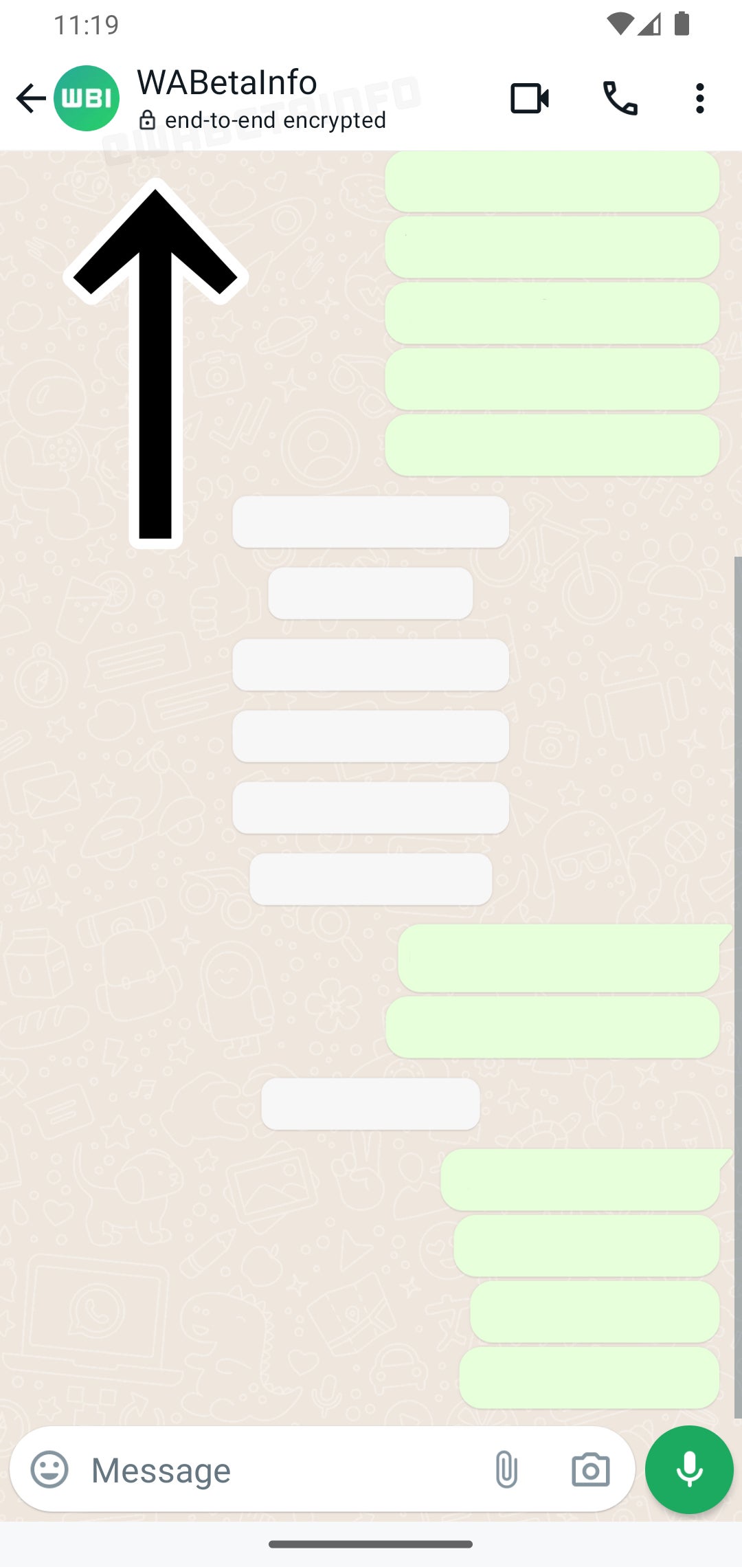 Image Credit–WABetaInfo - Is your WhatsApp chat secure? New feature will tell you