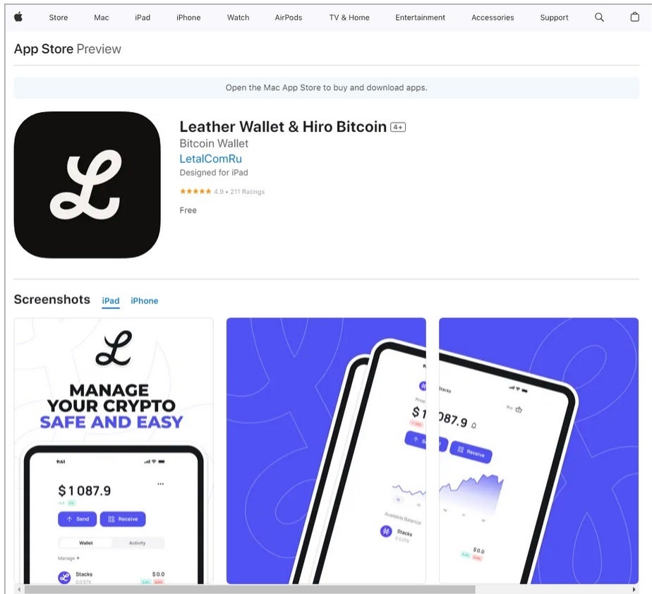 Fake Leather Wallet is listed in the App Store - For the second time in a month, a fake version of a real app rips off App Store users