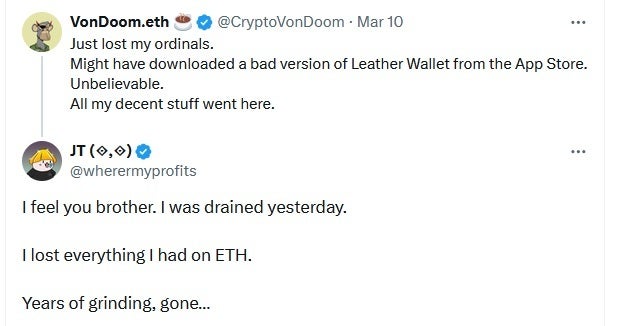 At least two investors got ripped off by the fake Leather Wallet app - For the second time in a month, a fake version of a real app rips off App Store users