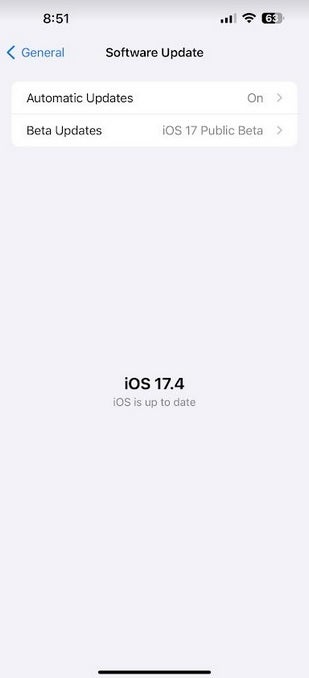 Pour l'instant, ceux qui utilisent iOS 17.4 sur leur iPhone sont à jour - Des corrections de bugs et des correctifs de sécurité pourraient arriver pour iPhone cette semaine avec l'arrivée d'iOS 17.4.1