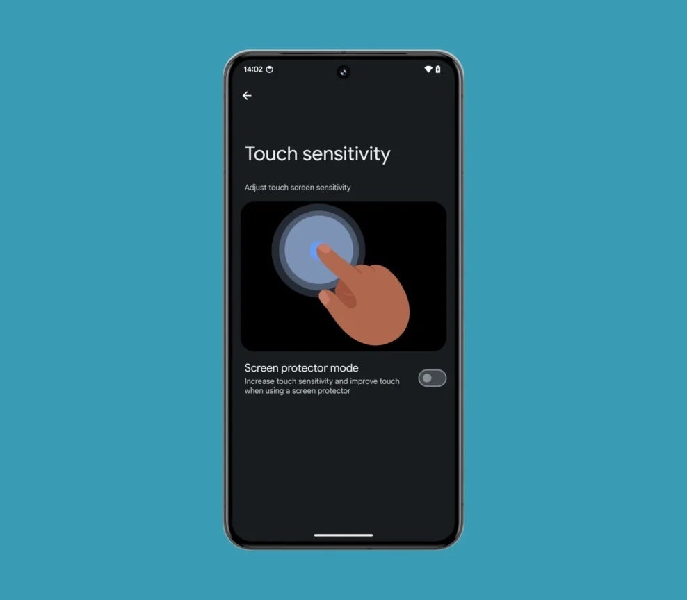 Adaptive Touch está chegando ao carro-chefe da série Pixel 9 de 2024.  Crédito da imagem-Autoridade Android – O recurso Adaptive Touch descoberto anteriormente está indo para a série Pixel 9