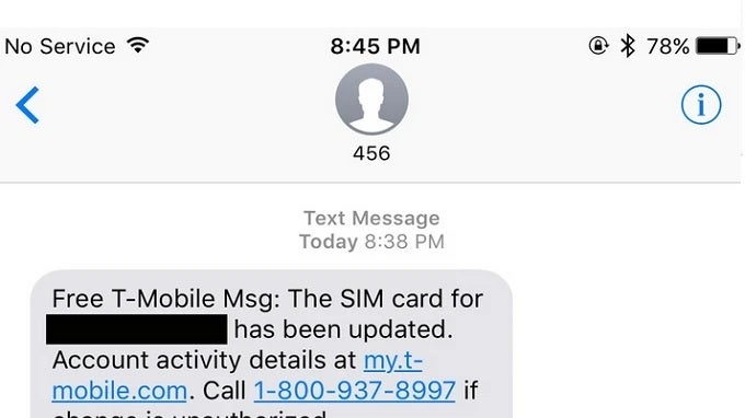 If you ever see a notification like this on your phone, call your wireless provider immediately! - Watch out! SIM Swappers are now going after your eSIM and your money