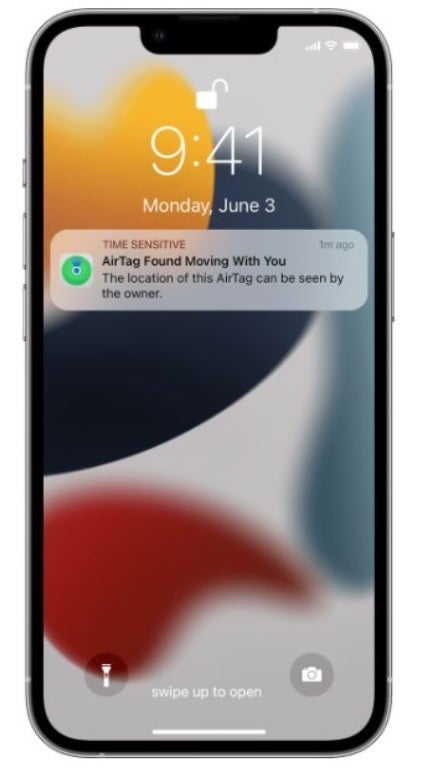 If an unknown AirTag is moving with you, you will see this notification and can make the rogue tracker play a sound - Judge says Apple must face a lawsuit over the use of AirTag units to stalk victims