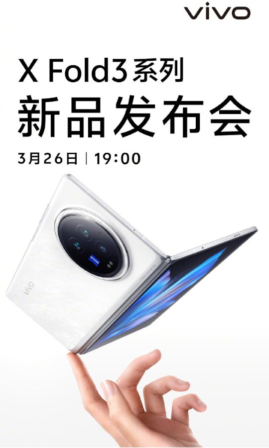 Vivo X Fold3, vivo Pad3 Pro and vivo TWS 4 earbuds to be revealed on March 26