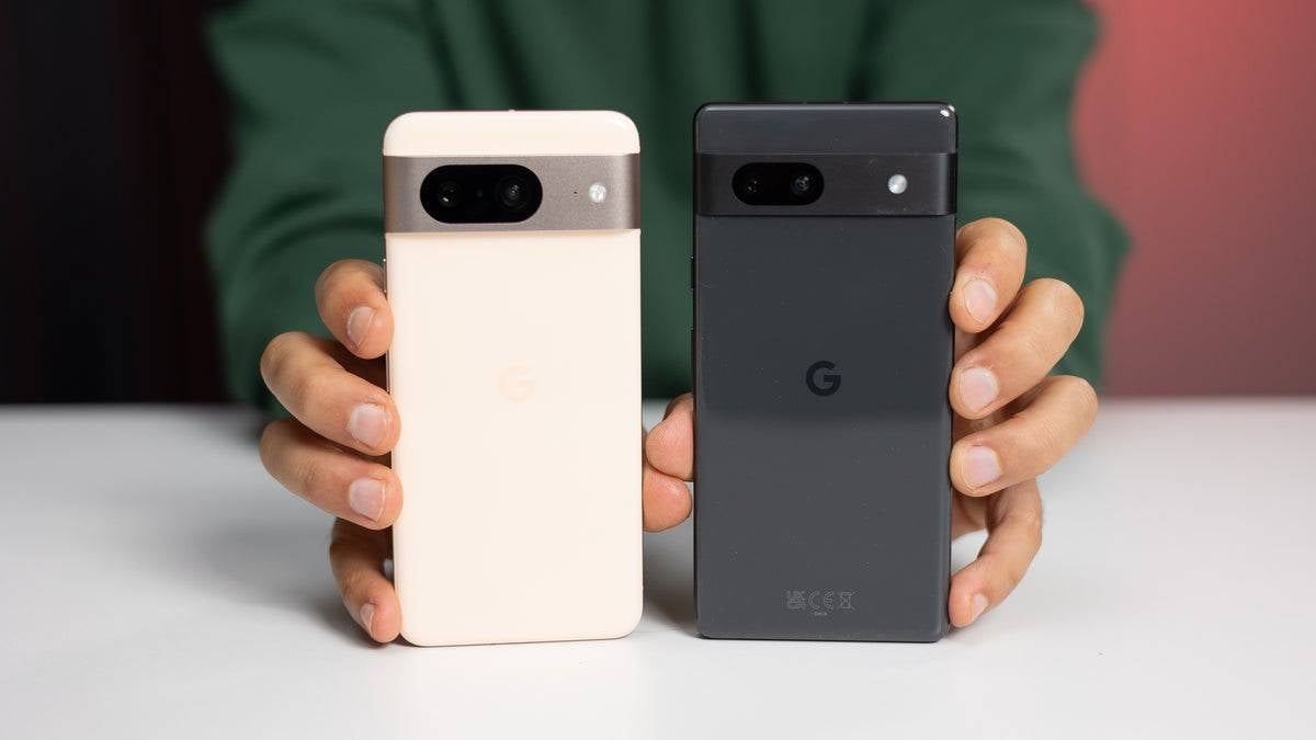 Pixel 8 vs Pixel 7a. Image Credit - italic;">PhoneArena - The Pixel 8a is said to come with an amazing display and a more powerful processor