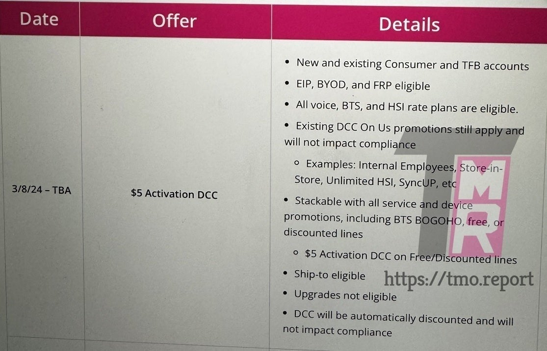 T-Mobile device connection fee price cut memo - T-Mobile's crafty way to charge extra fees and still remain Un-carrier