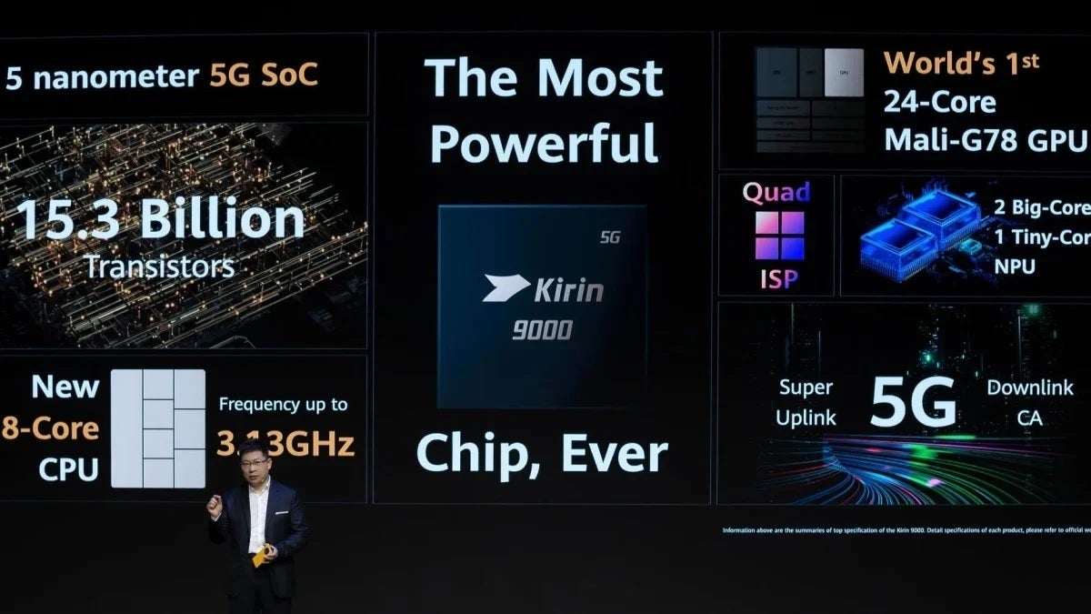 Jusqu'en août dernier, le Kirin 9000 était le dernier chipset 5G de Huawei. Les États-Unis vont enquêter pour savoir si SMIC a violé les règles d'exportation en fabriquant une puce 5G pour la gamme Mate 60 de Huawei.